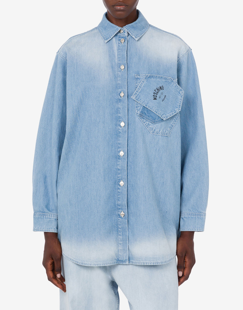 Lightweight denim shirt Light denim Moschino Jeans 1