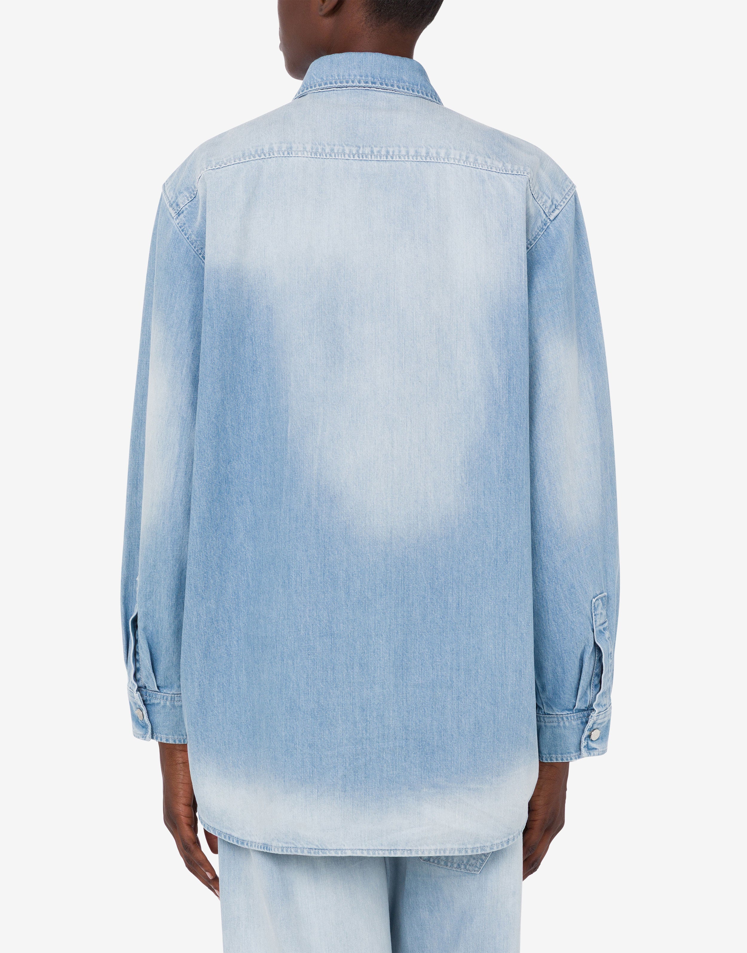 MOSCHINO　JEANSシャツ MOSCHINO JEANS ロゴ シャツ | ホワイト | FARFETCH JP