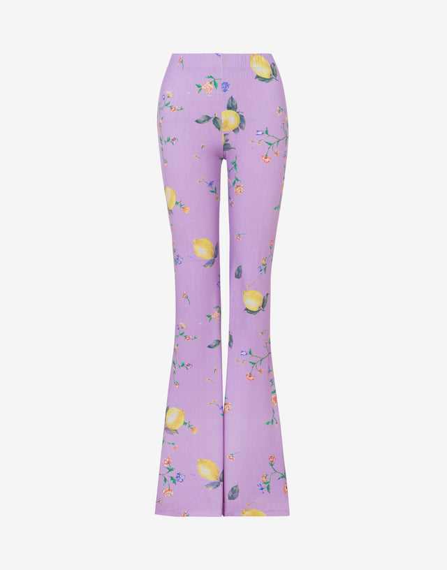 Leggings de jersey técnico estampado Light purple Moschino Jeans 0
