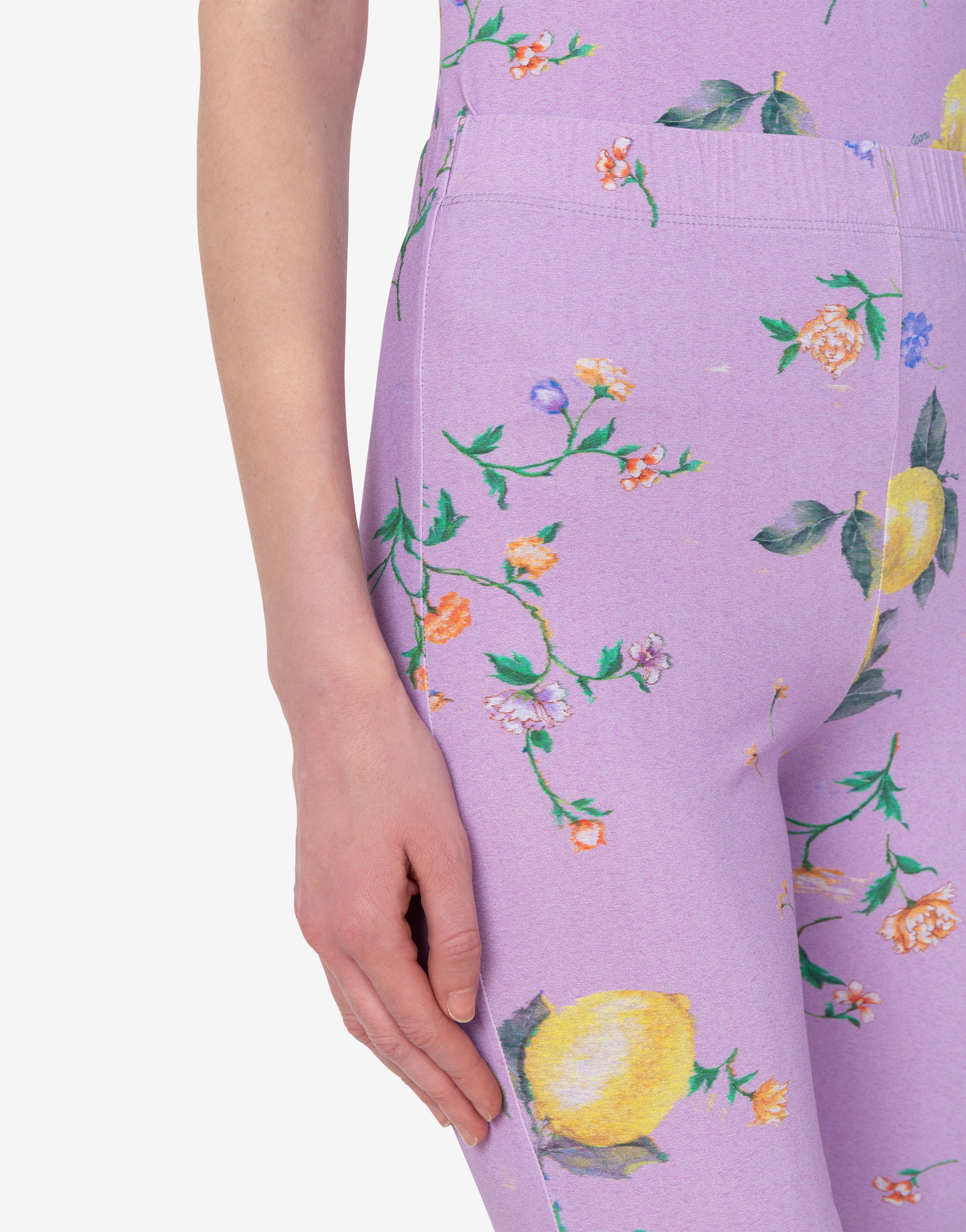 Printed technical jersey leggings Moschino Jeans | Moschino