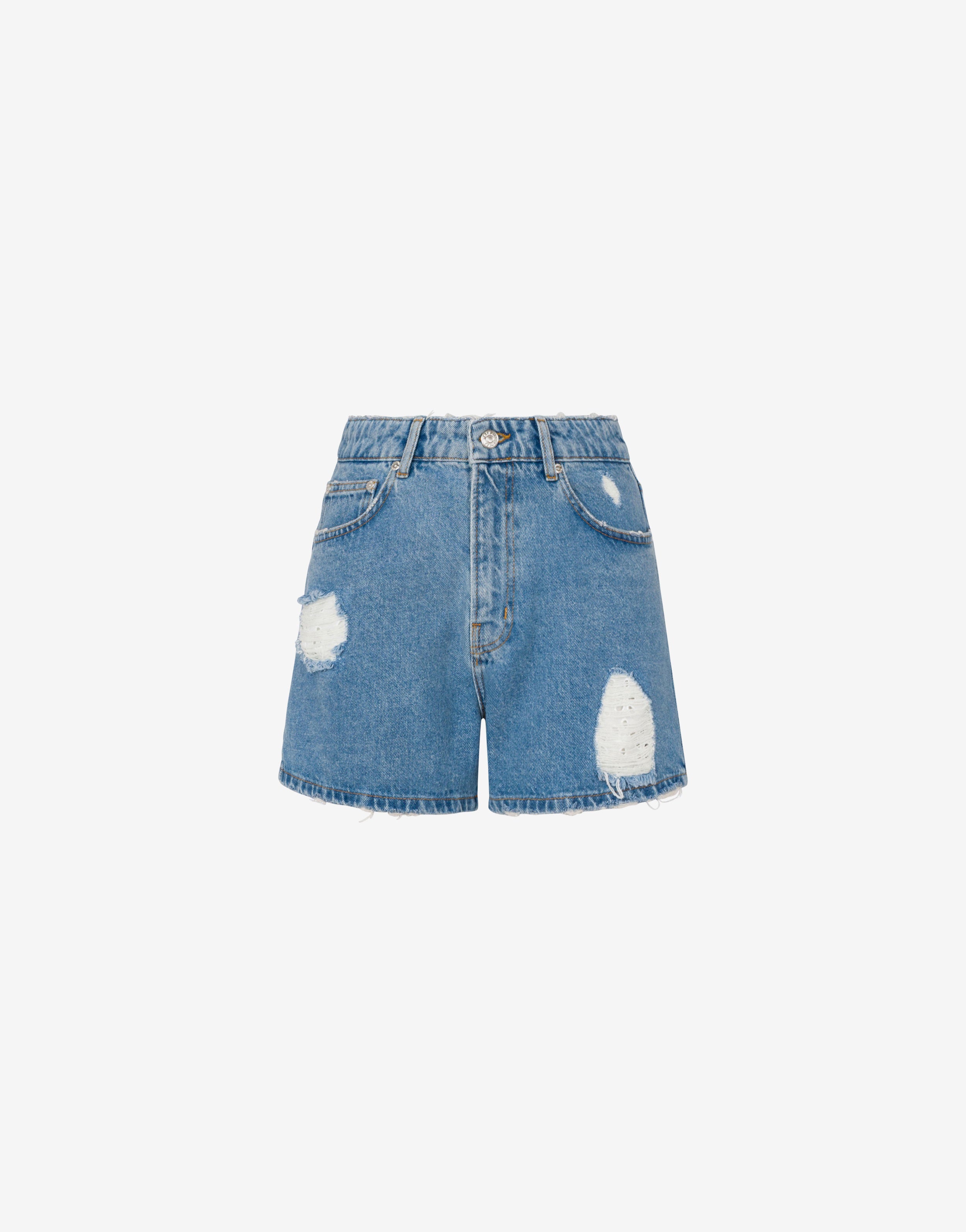 MLVINCE DENIM SHORTS – INDIGO 32 Cotton denim shorts Moschino Jeans | Moschino