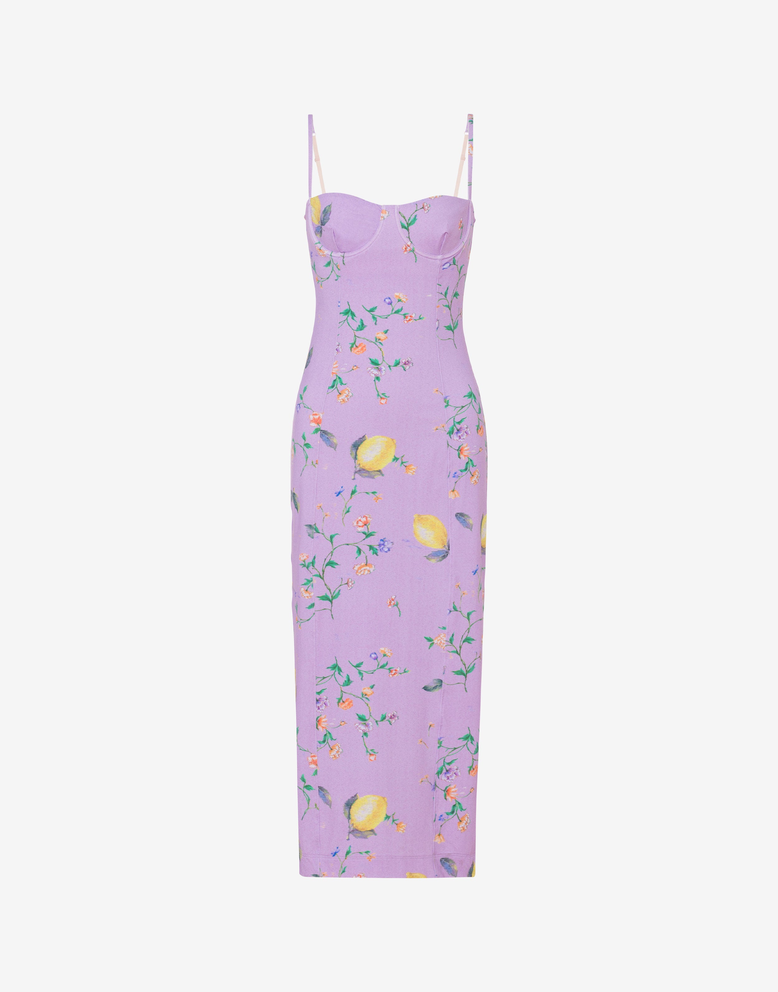 Printed technical jersey dress Moschino Jeans | Moschino