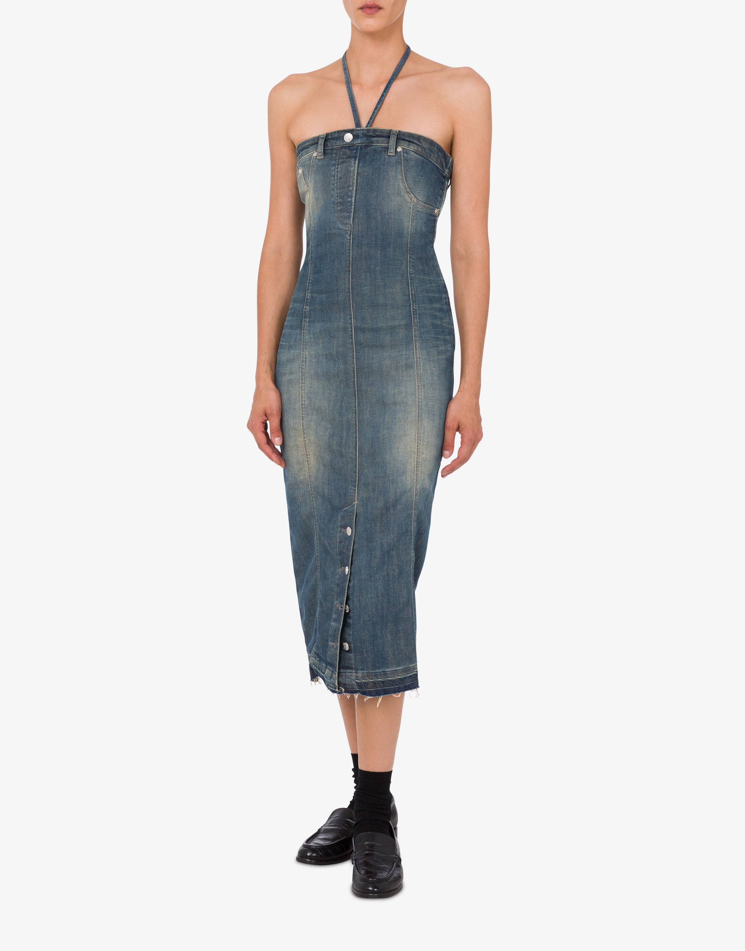 【激レア】モスキーノジーンズ　MOSCHINO JEANS 長袖ミニワンピース Denim dress Moschino Jeans | Moschino