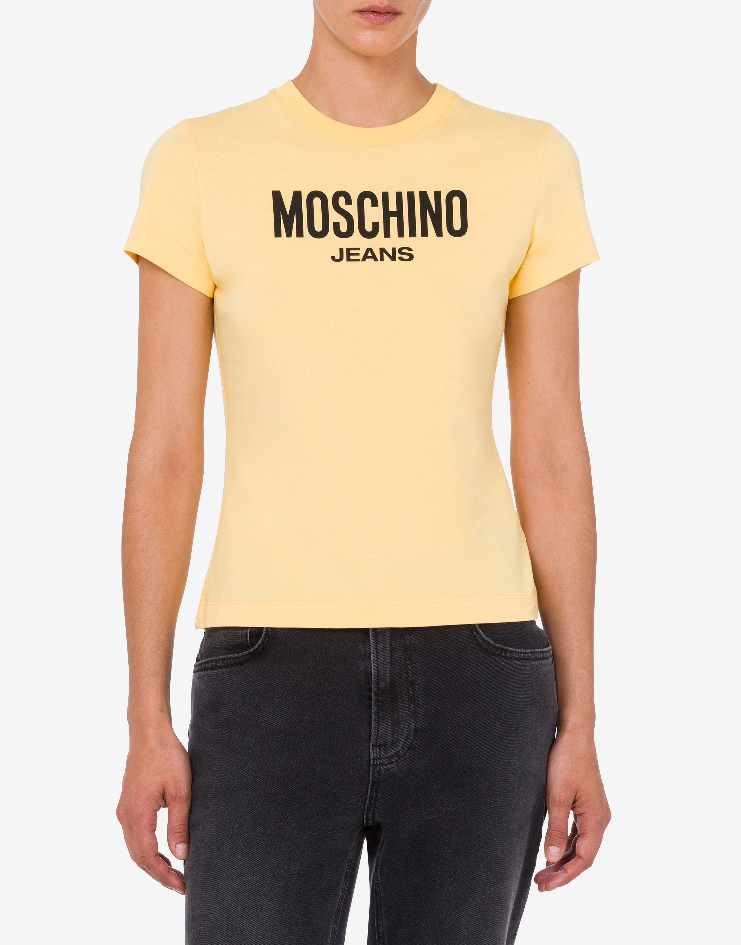 Printed cotton jersey T-shirt Moschino Jeans | Moschino
