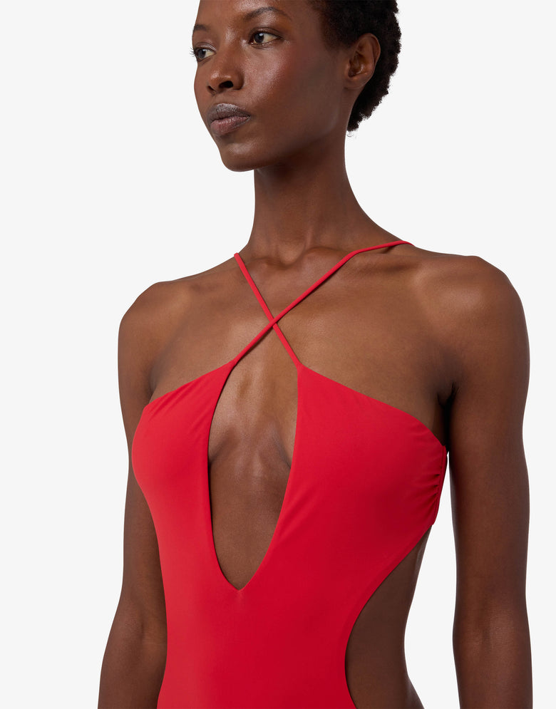 Lycra one-piece swimsuit Red Moschino 2