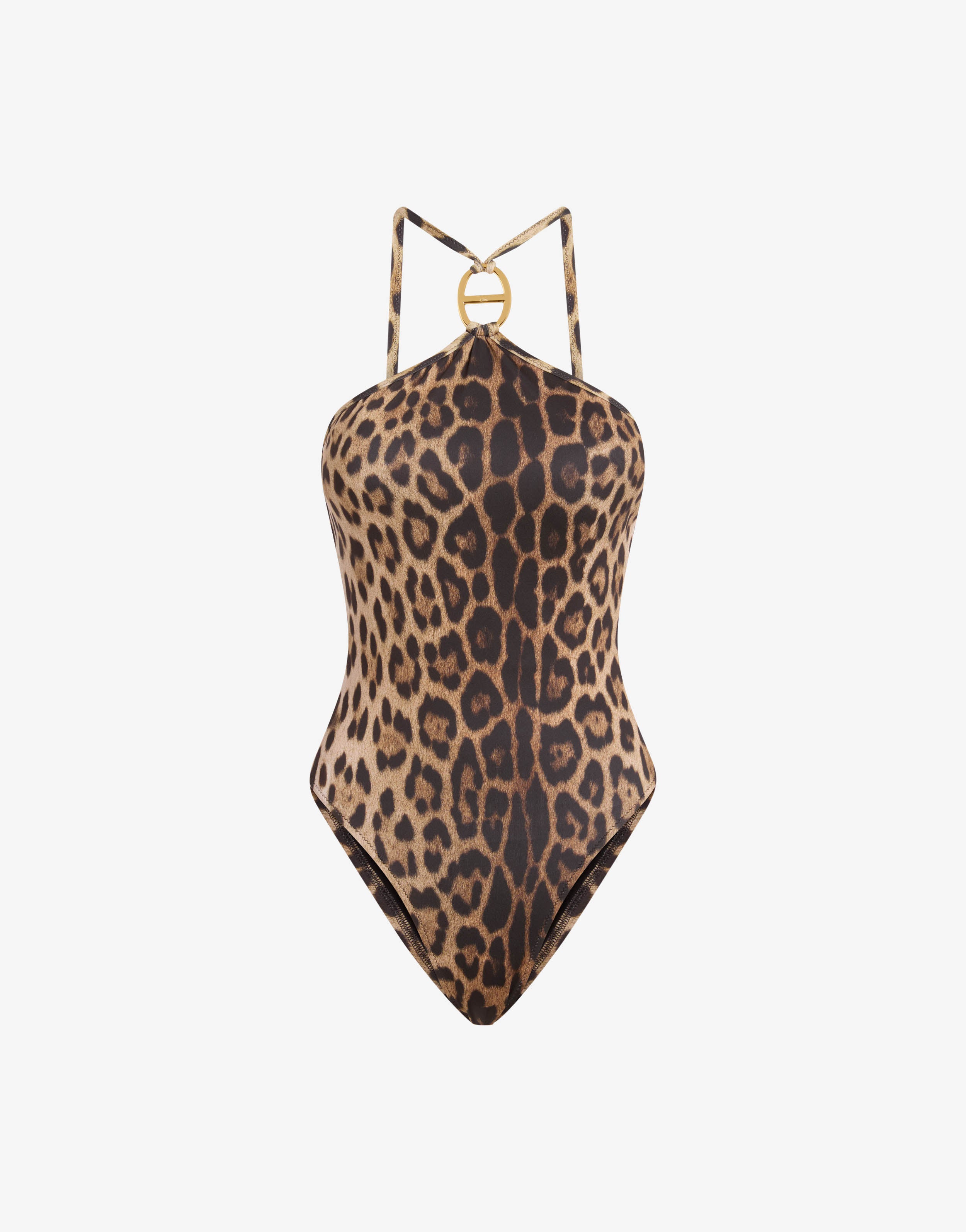 Printed Lycra one-piece swimsuit | Moschino