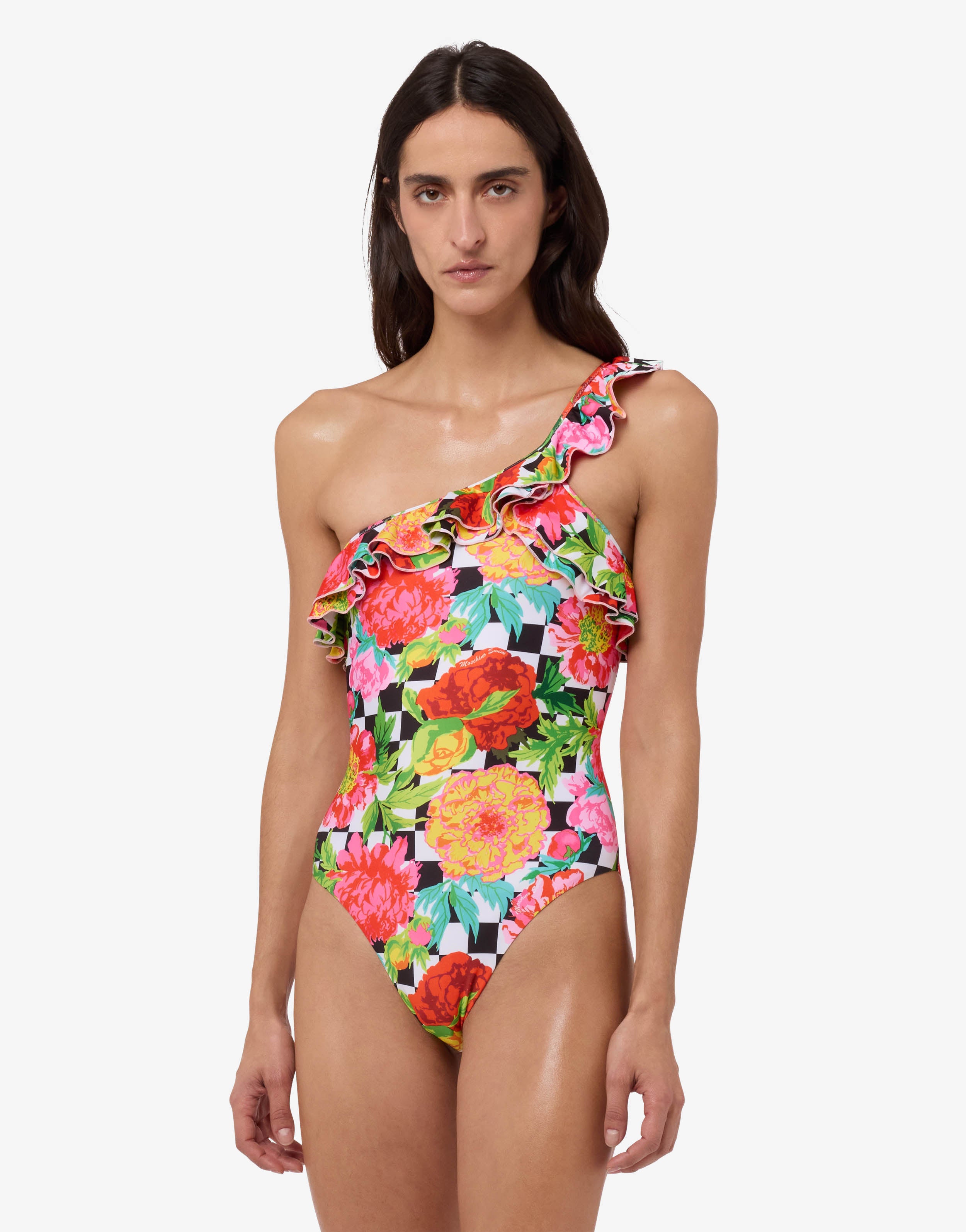 MOSCHINO モスキーノ ワンピース 花柄 Printed Lycra one-piece swimsuit | Moschino