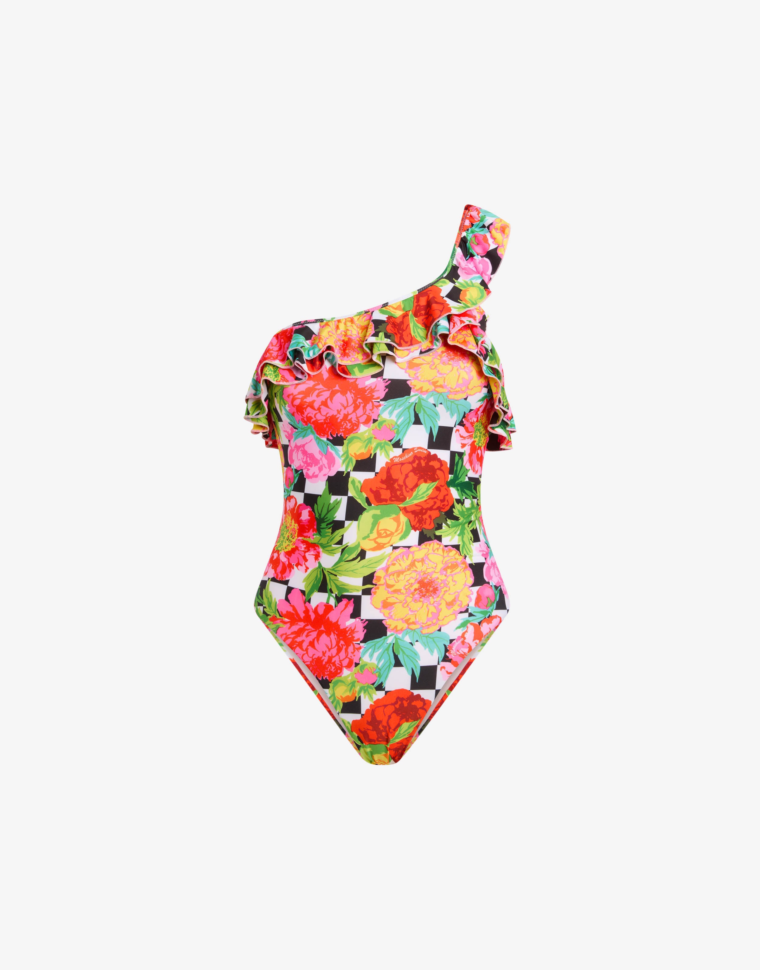 Printed Lycra one-piece swimsuit | Moschino