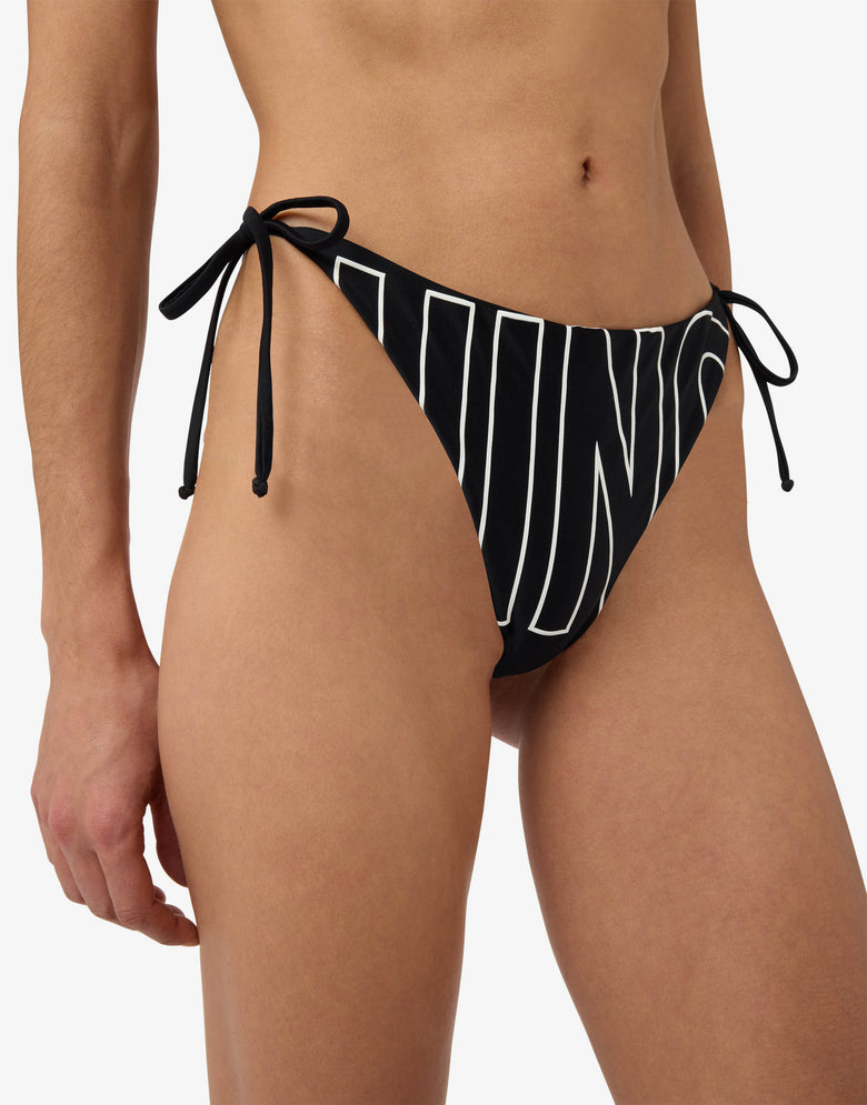 Lycra swim briefs with ties Black Moschino 2