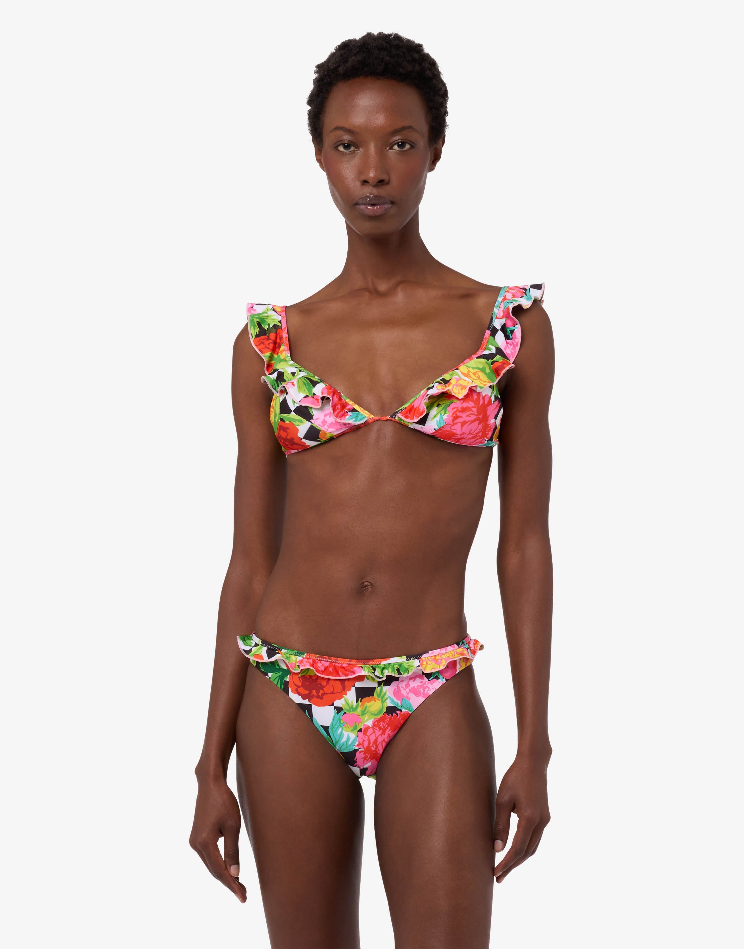 Printed Lycra swim briefs | Moschino