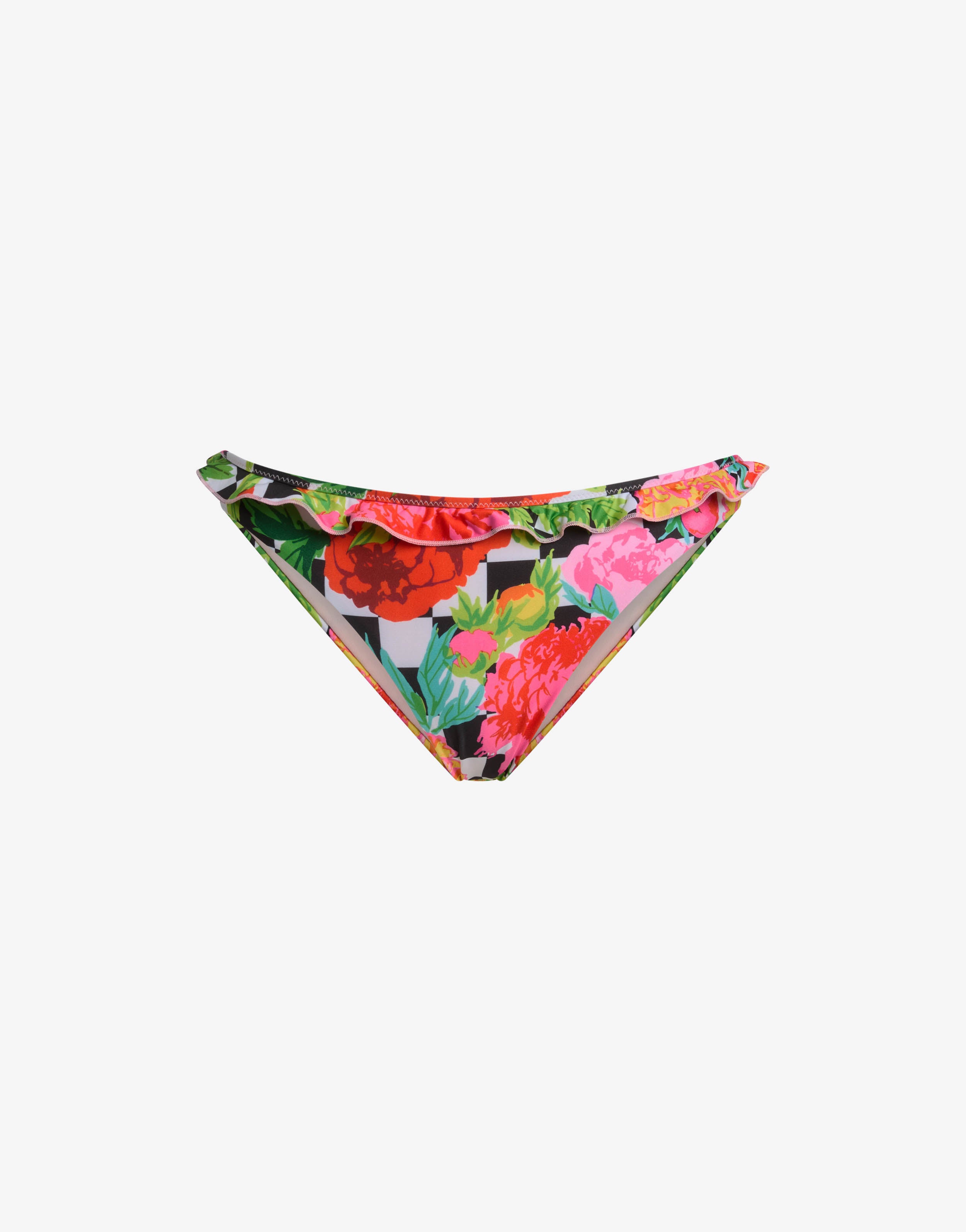 Printed Lycra swim briefs