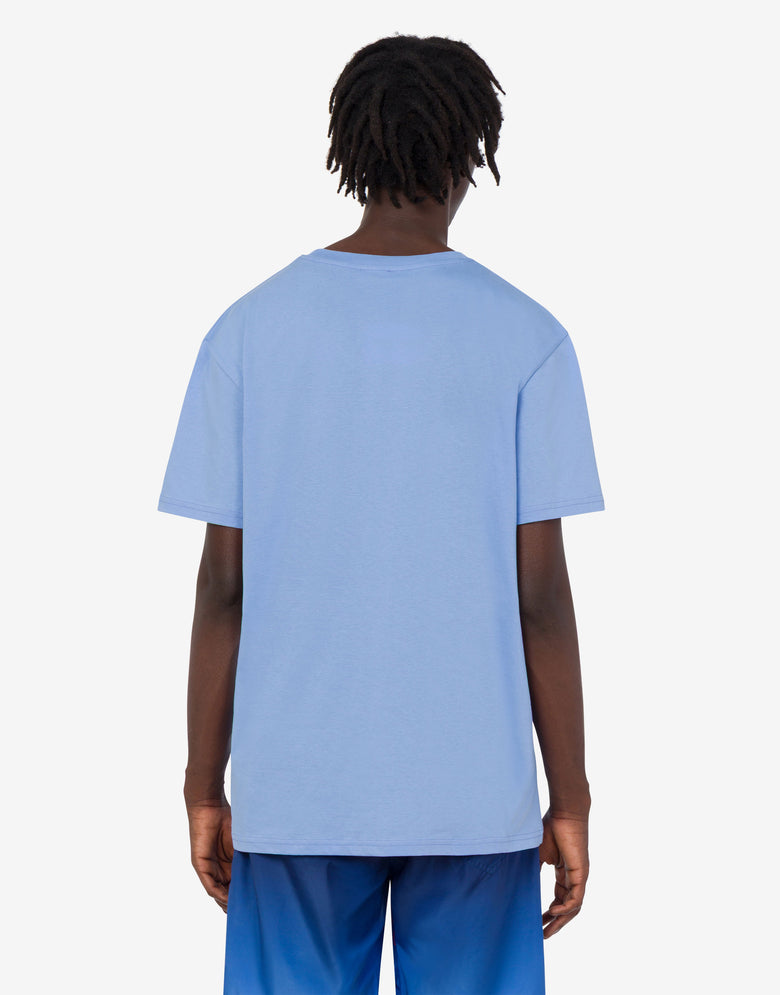 Camiseta de jersey de algodón Azul Bebé Moschino 2