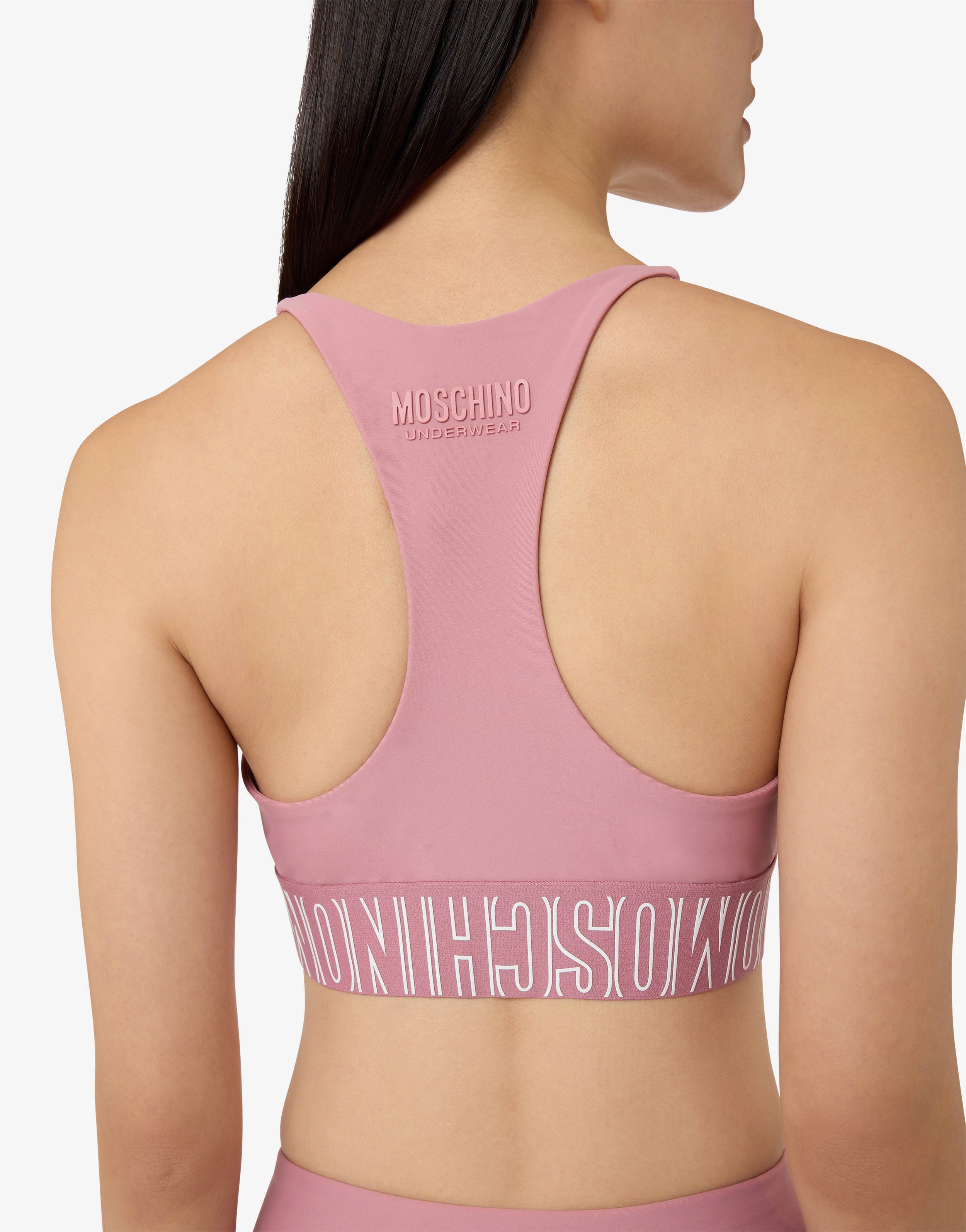 Technical fabric crop top | Moschino