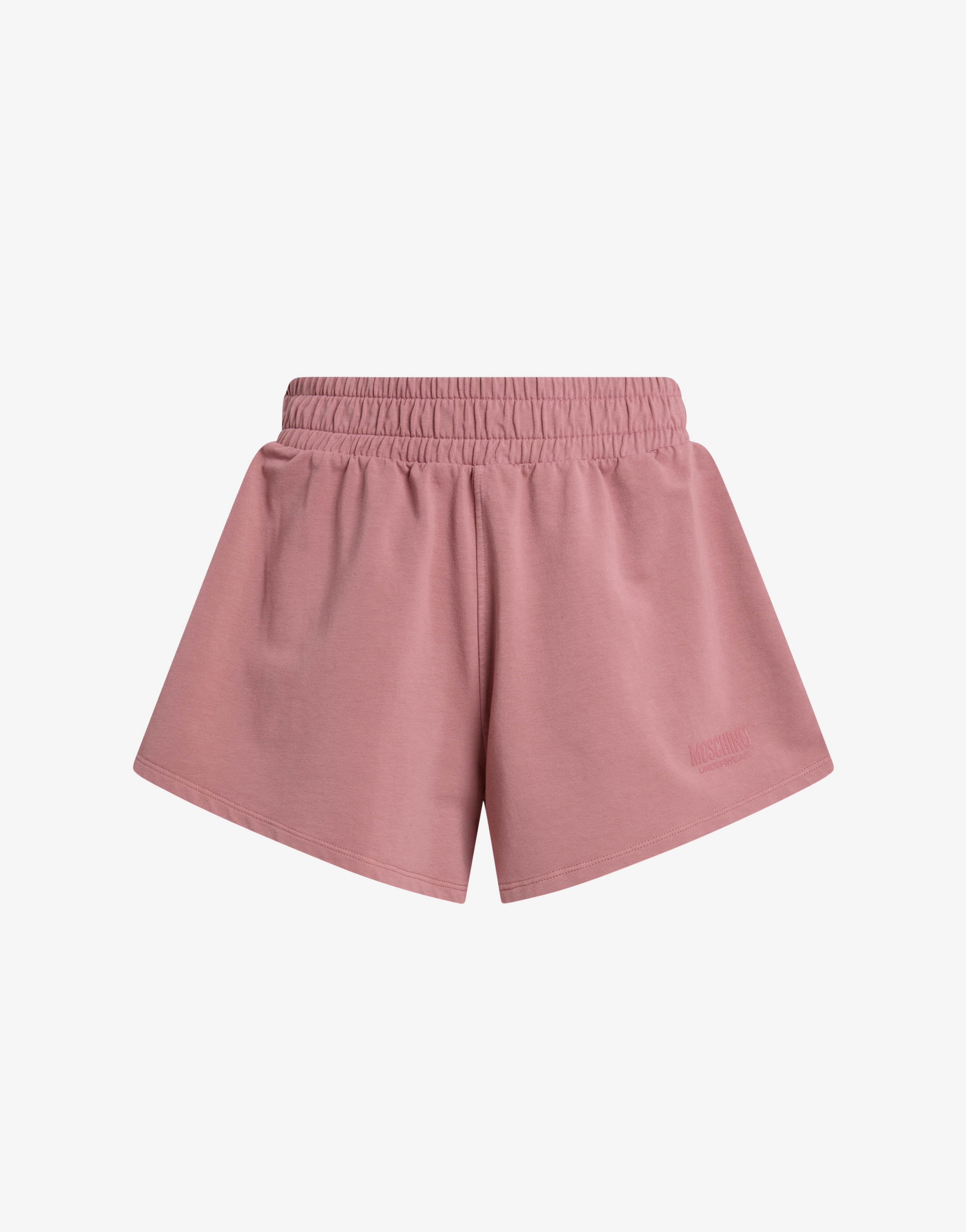Pantalones cortos de felpa de algodón teñidos en pieza