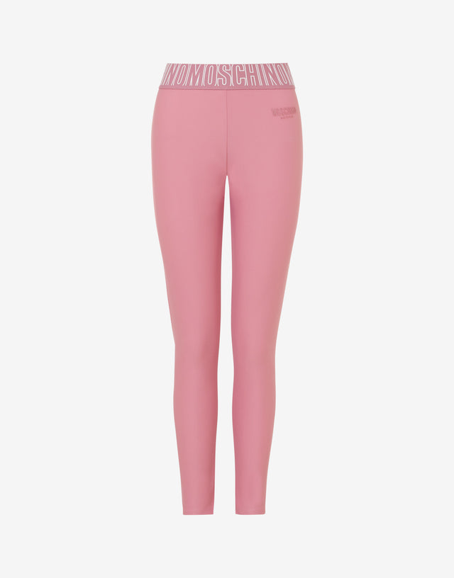 Leggings de tejido técnico Pink Moschino 0