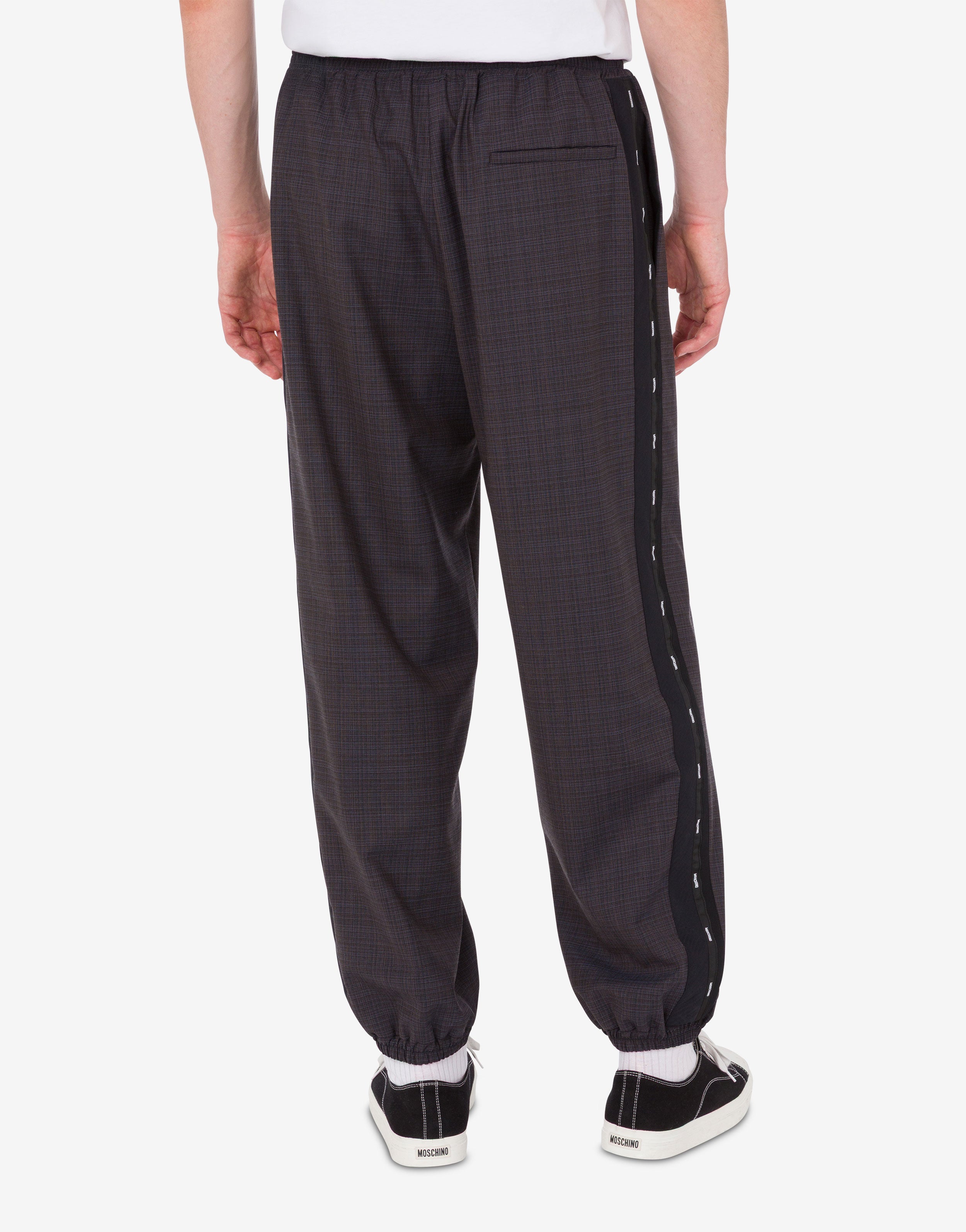 Stretch wool blend trousers | Moschino