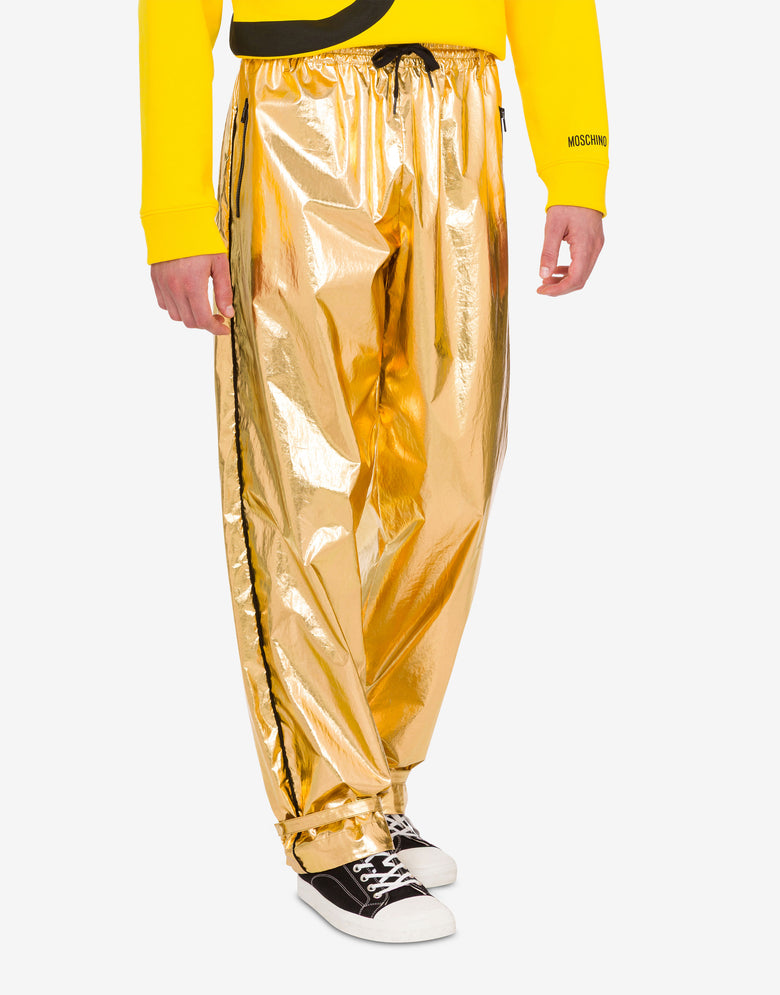 缎面棉质长裤 金色 Moschino 2