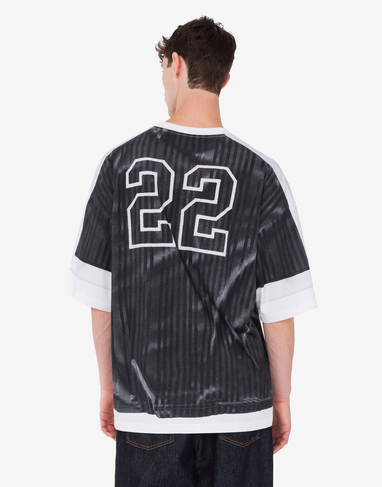 有机棉针织T恤印花款 深灰色 Moschino 3