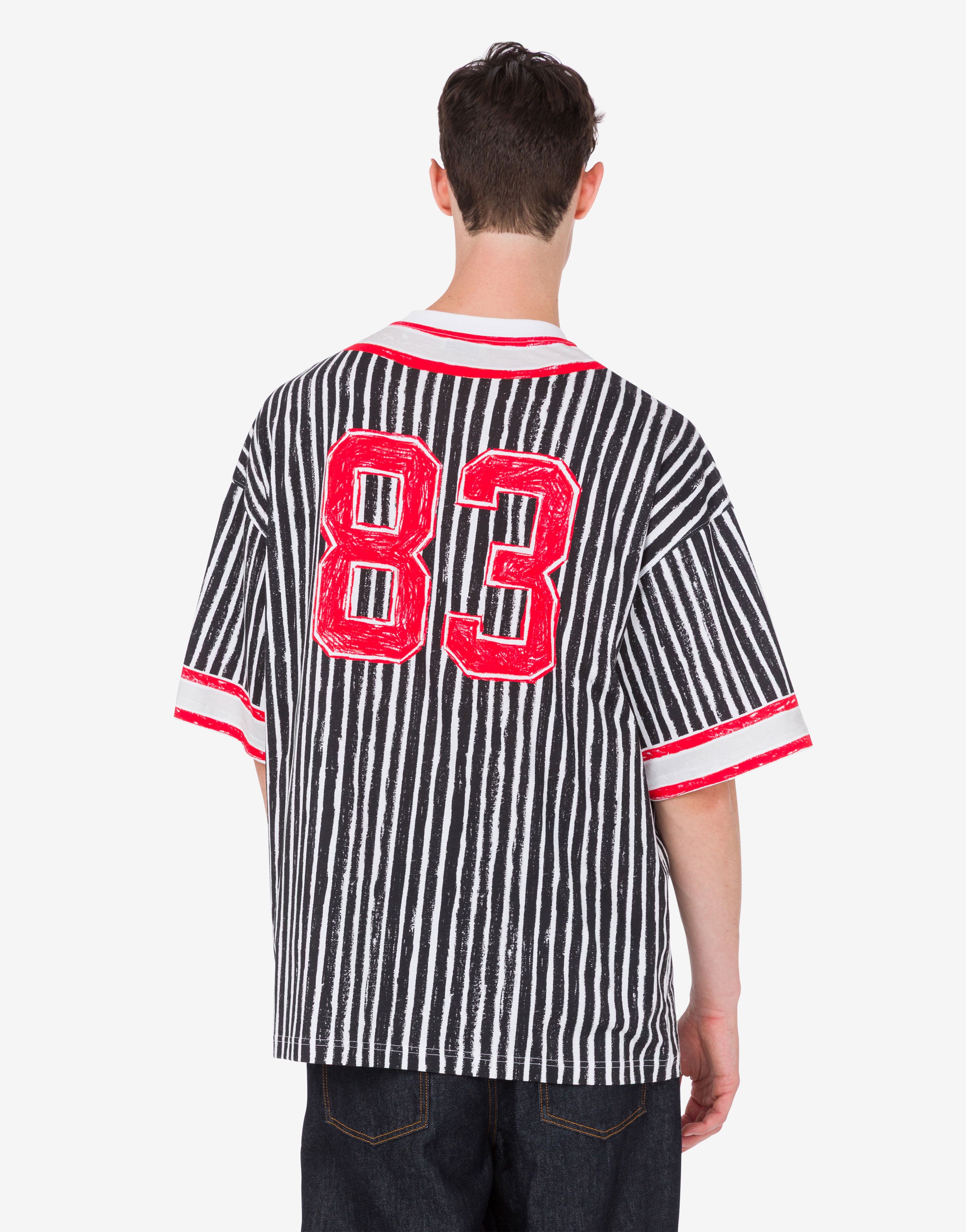 Printed organic cotton jersey T-shirt | Moschino