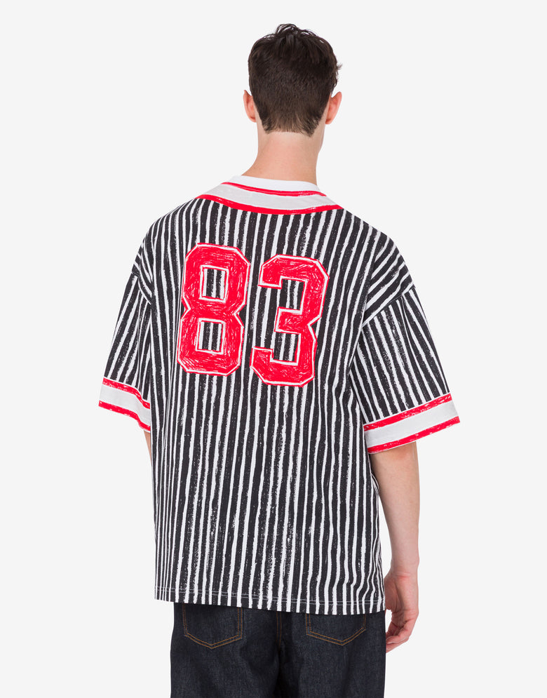 有机棉针织T恤印花款 黑色 Moschino 3