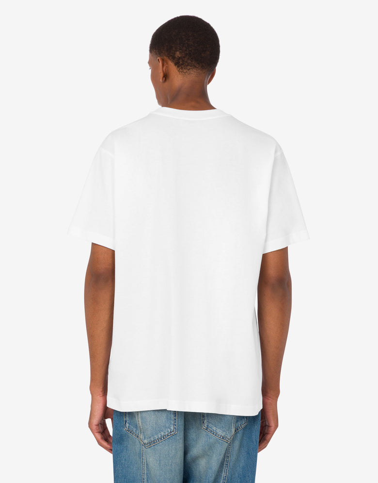 有机棉针织T恤 Goose 白色 Moschino 3