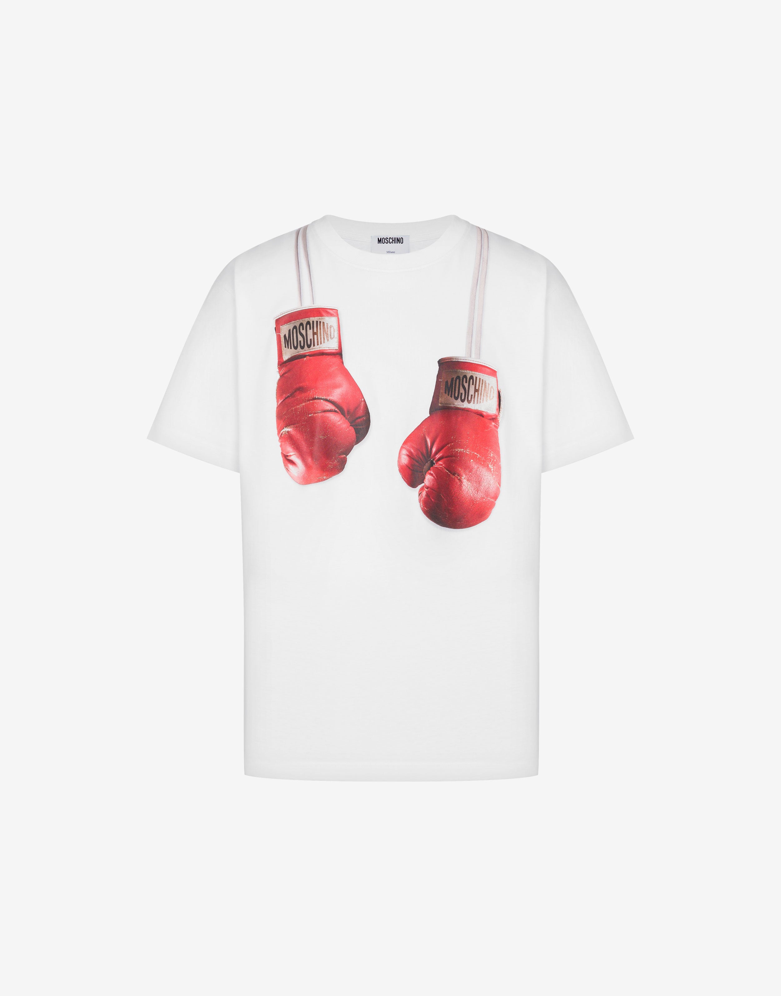 Printed organic cotton jersey T-shirt | Moschino