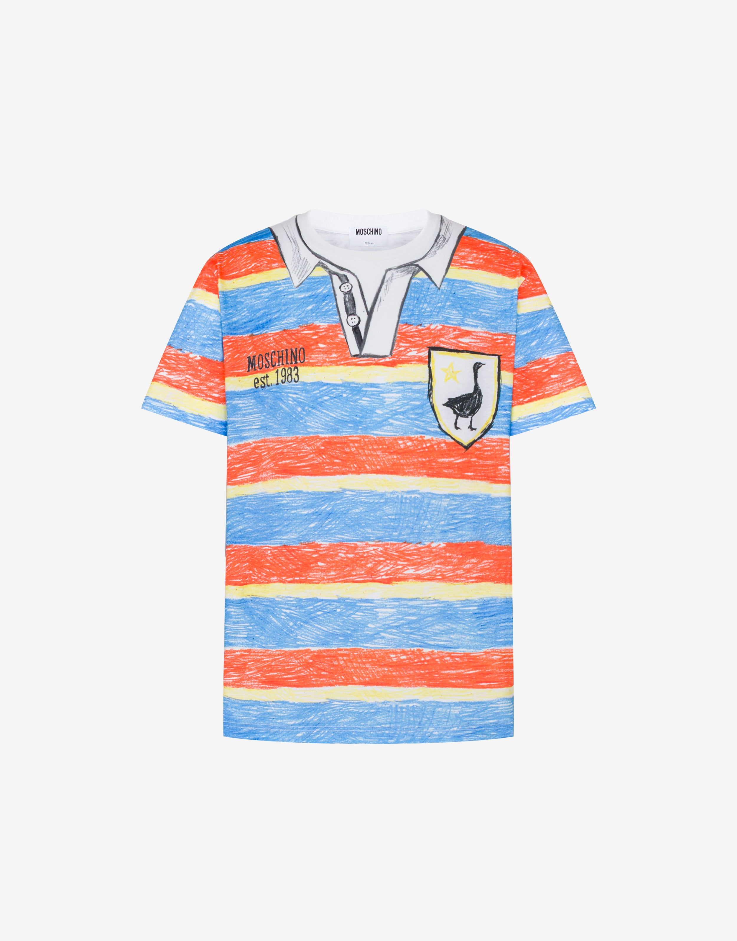 Camiseta estampada de jersey de algodón orgánico