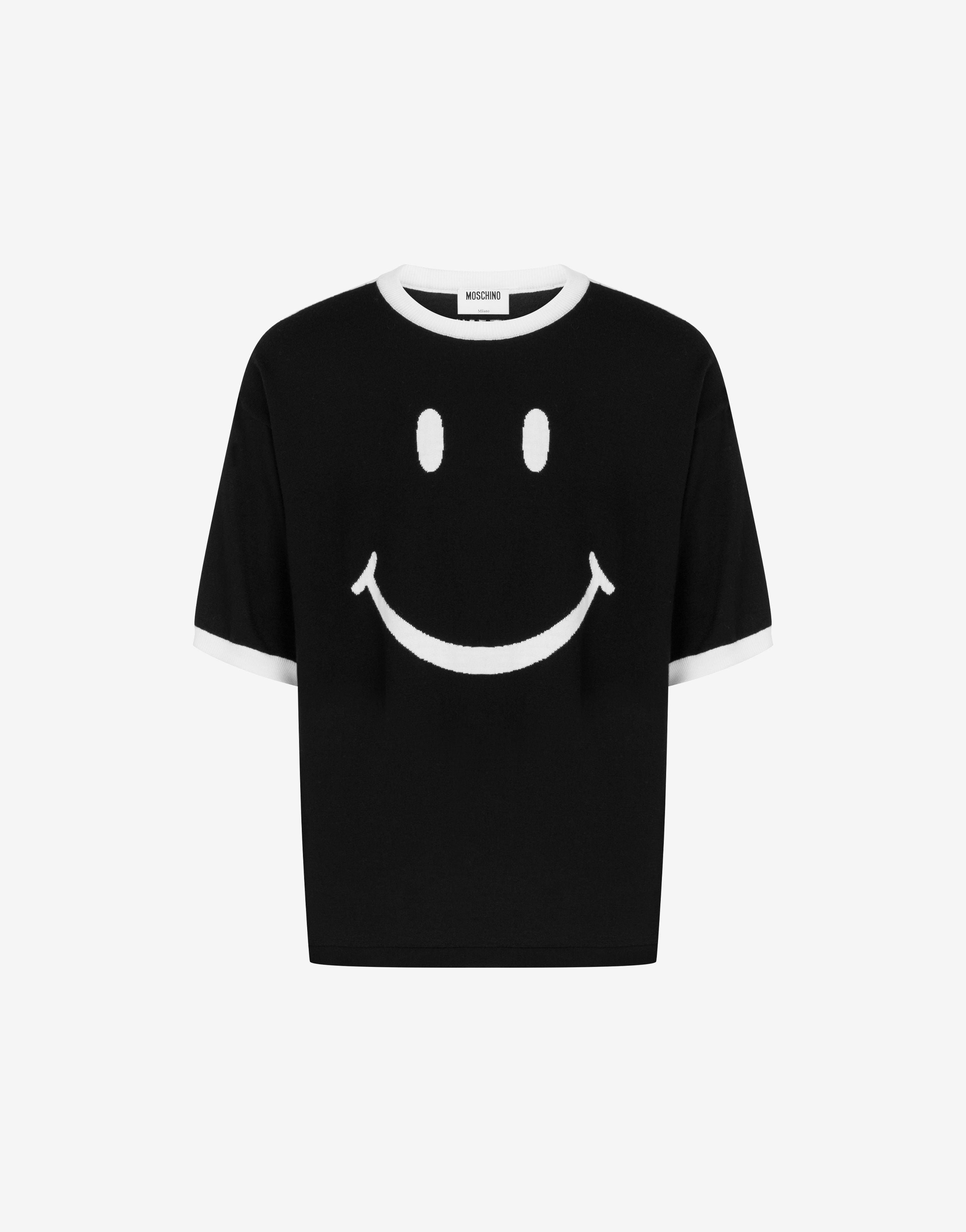 Smiley® extra-fine merino wool sweater | Moschino