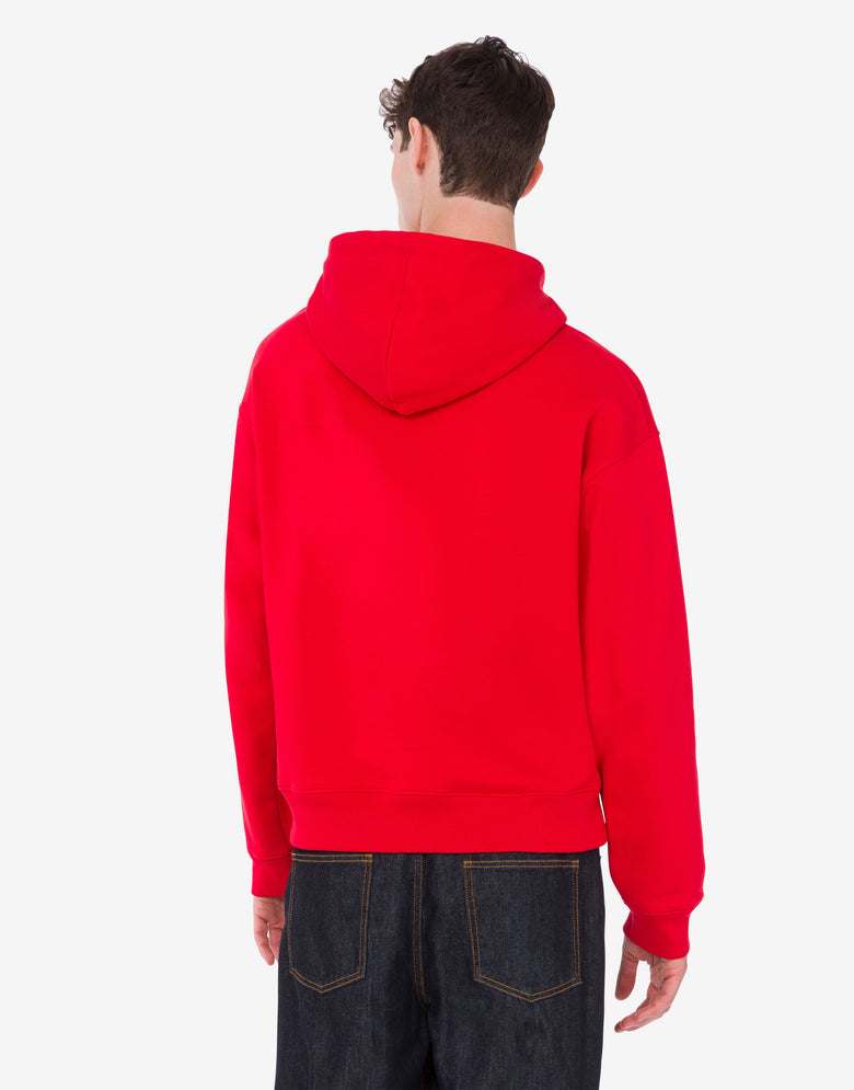 有机棉印花卫衣 红色 Moschino 3