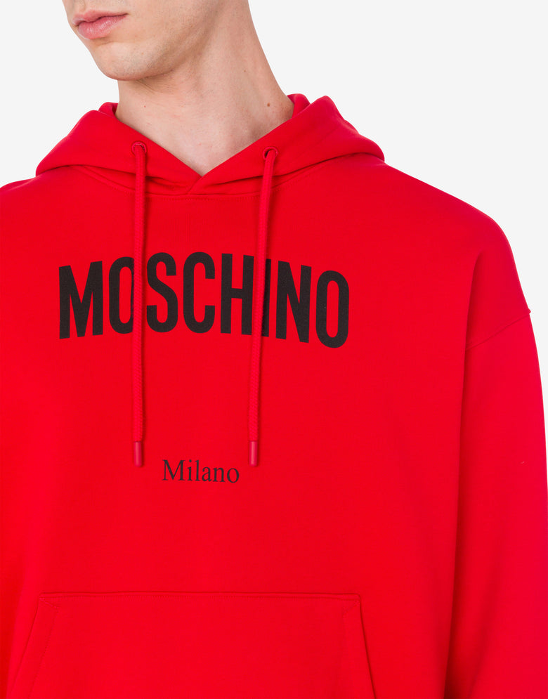 有机棉印花卫衣 红色 Moschino 4