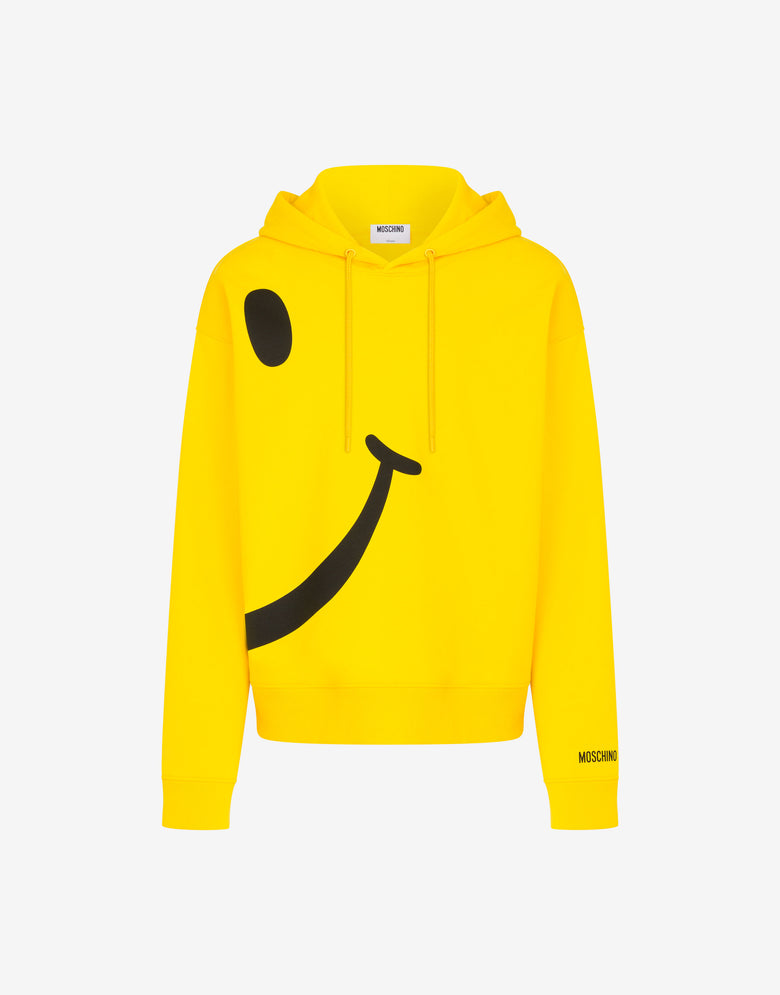 Sudadera de algodón orgánico Smiley® Amarillo Moschino 4