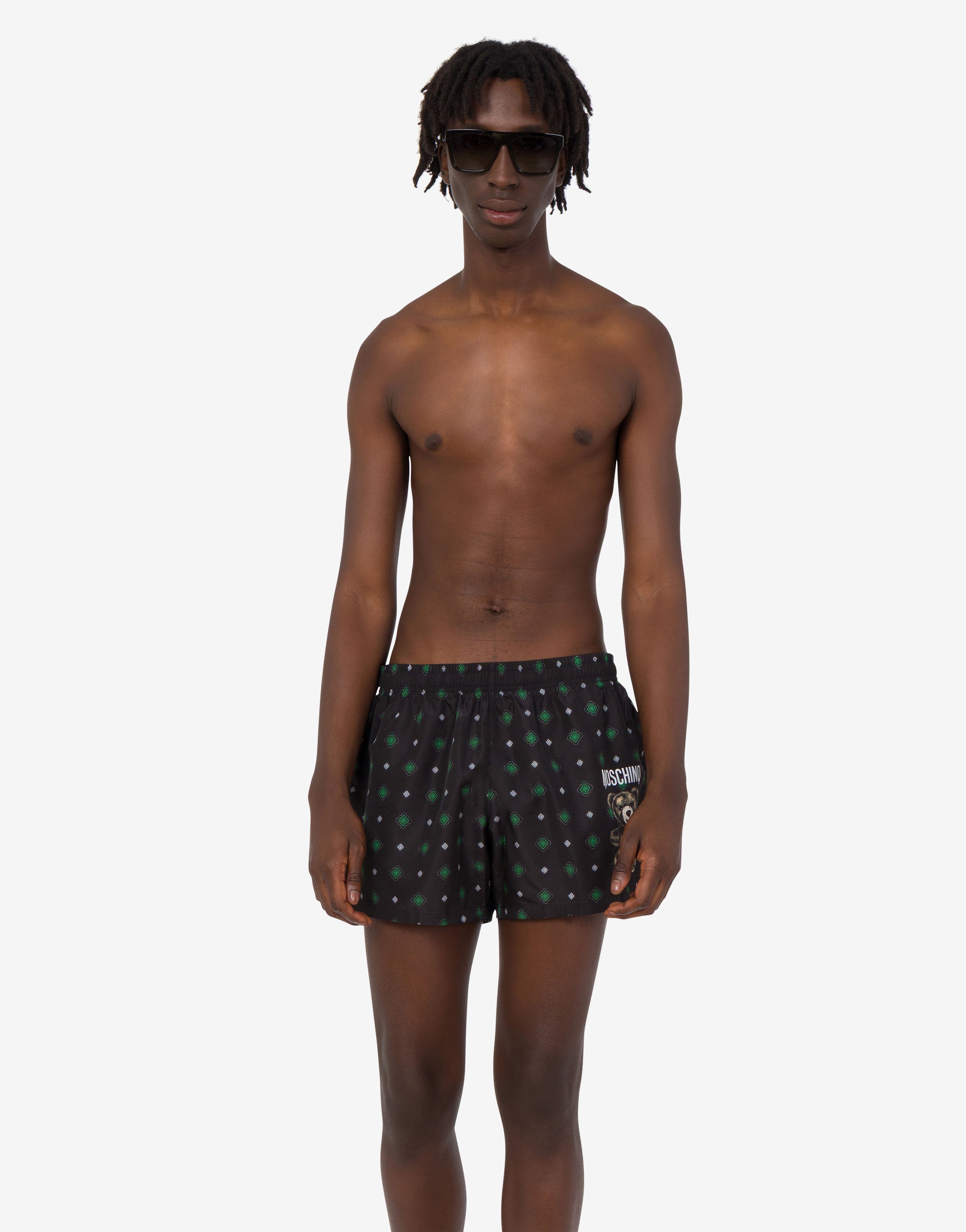 Moschino Teddy Bear nylon swim trunks | Moschino