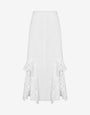 Embroidered Cotton Poplin Skirt