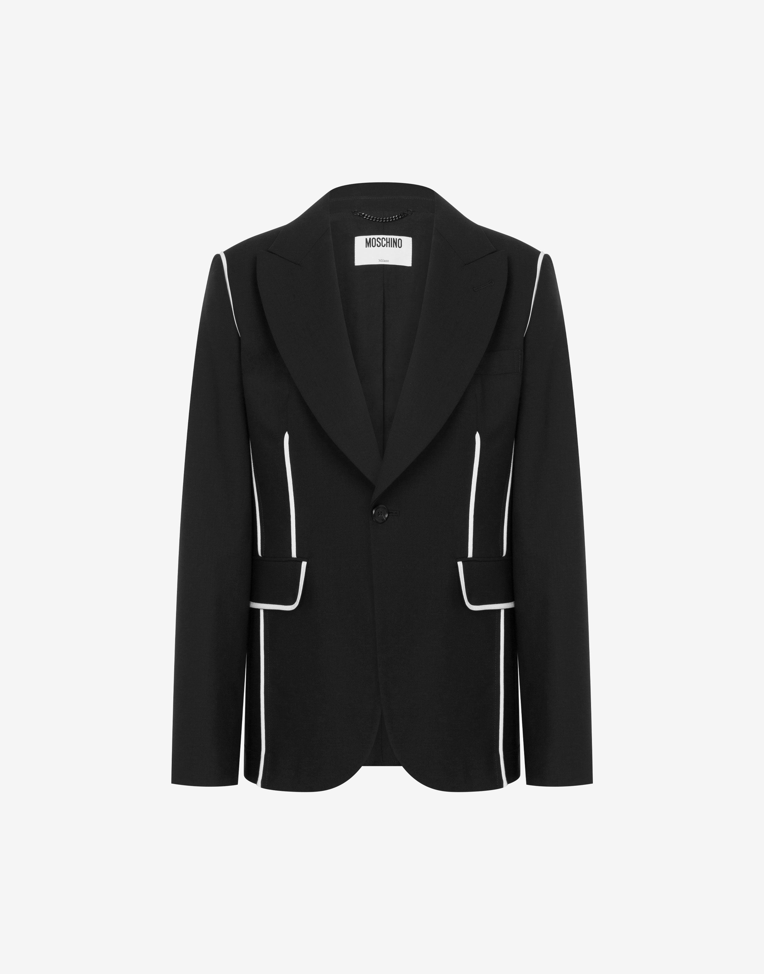 Stretch wool jacket