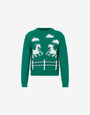 Extra-fine merino wool intarsia sweater