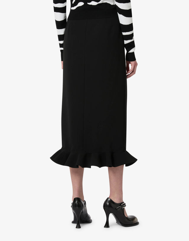 褶皱绉纱裙 黑色 Moschino 1