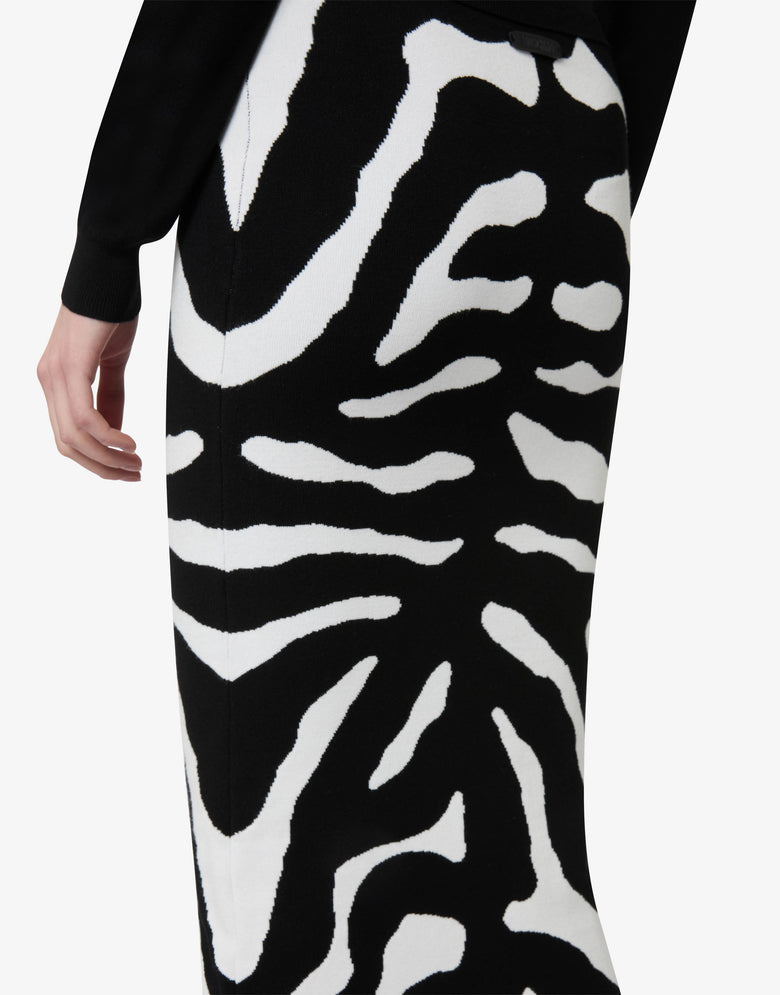 Falda elástica estampada  Negro Moschino 2