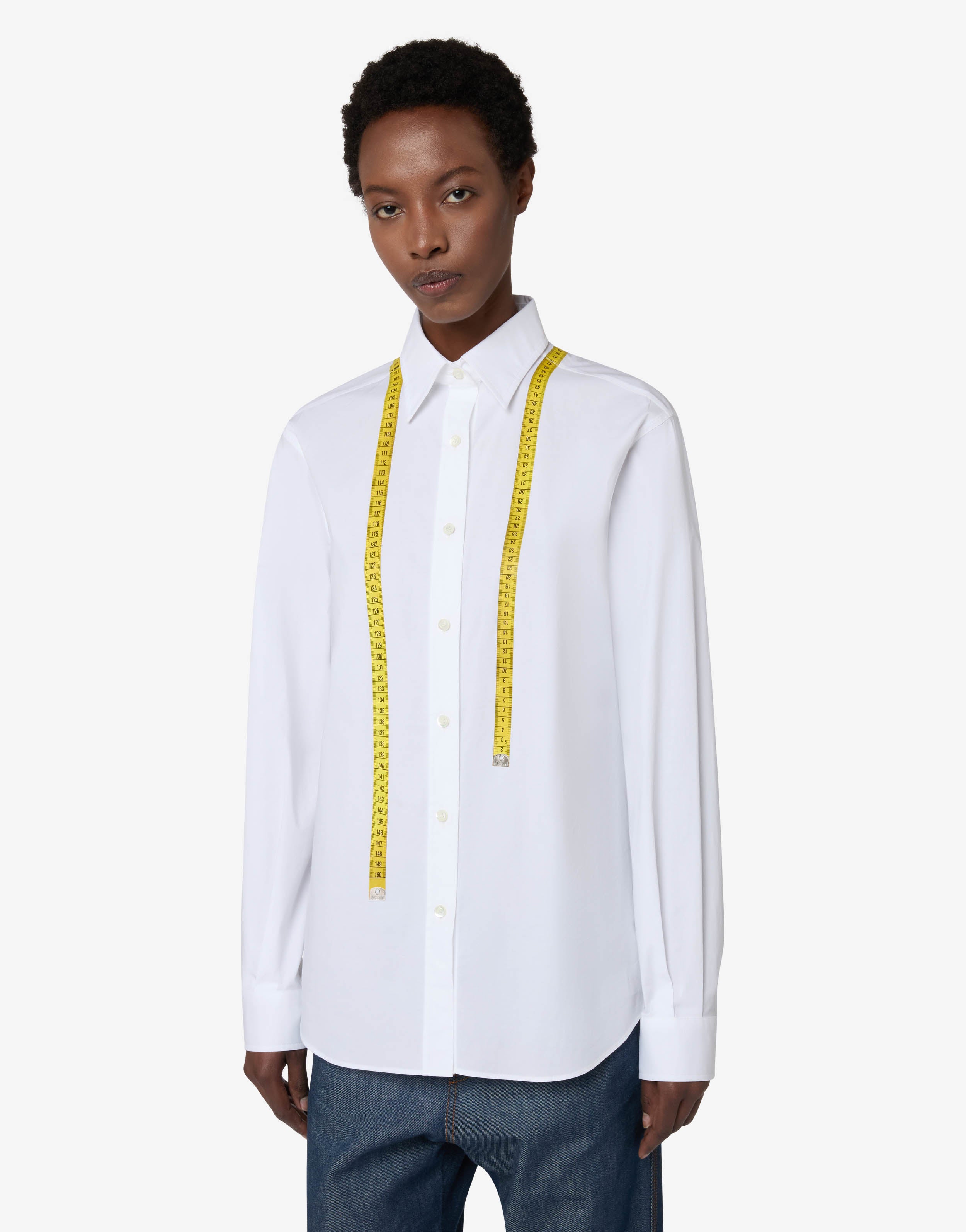 Printed cotton poplin shirt
