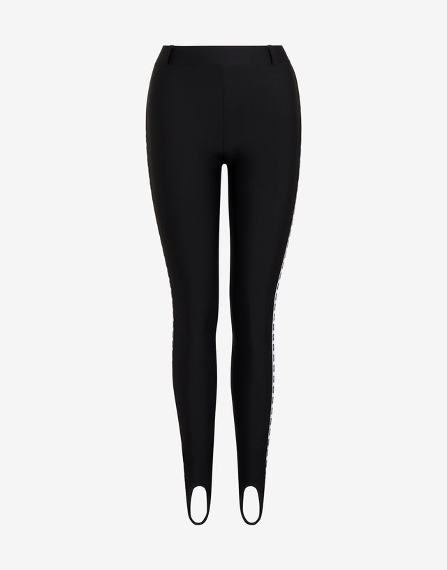 Leggings de lycra Negro Moschino 0