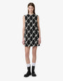 Woolen dress with bows