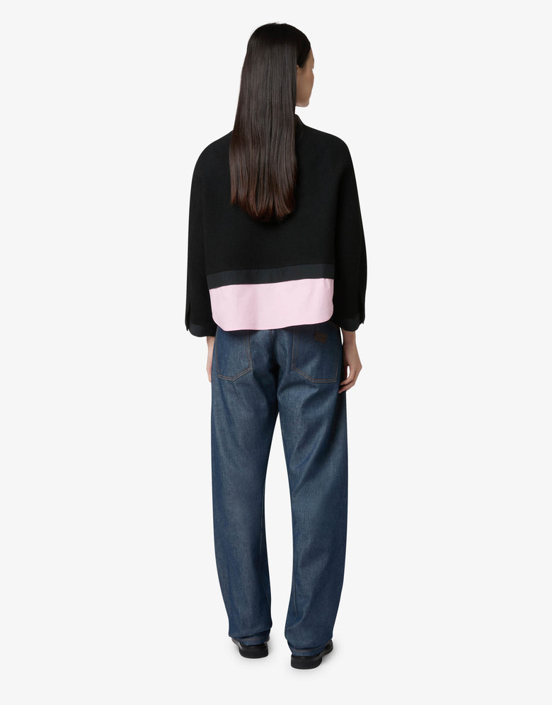 Bouclé wool jacket Black Moschino 1