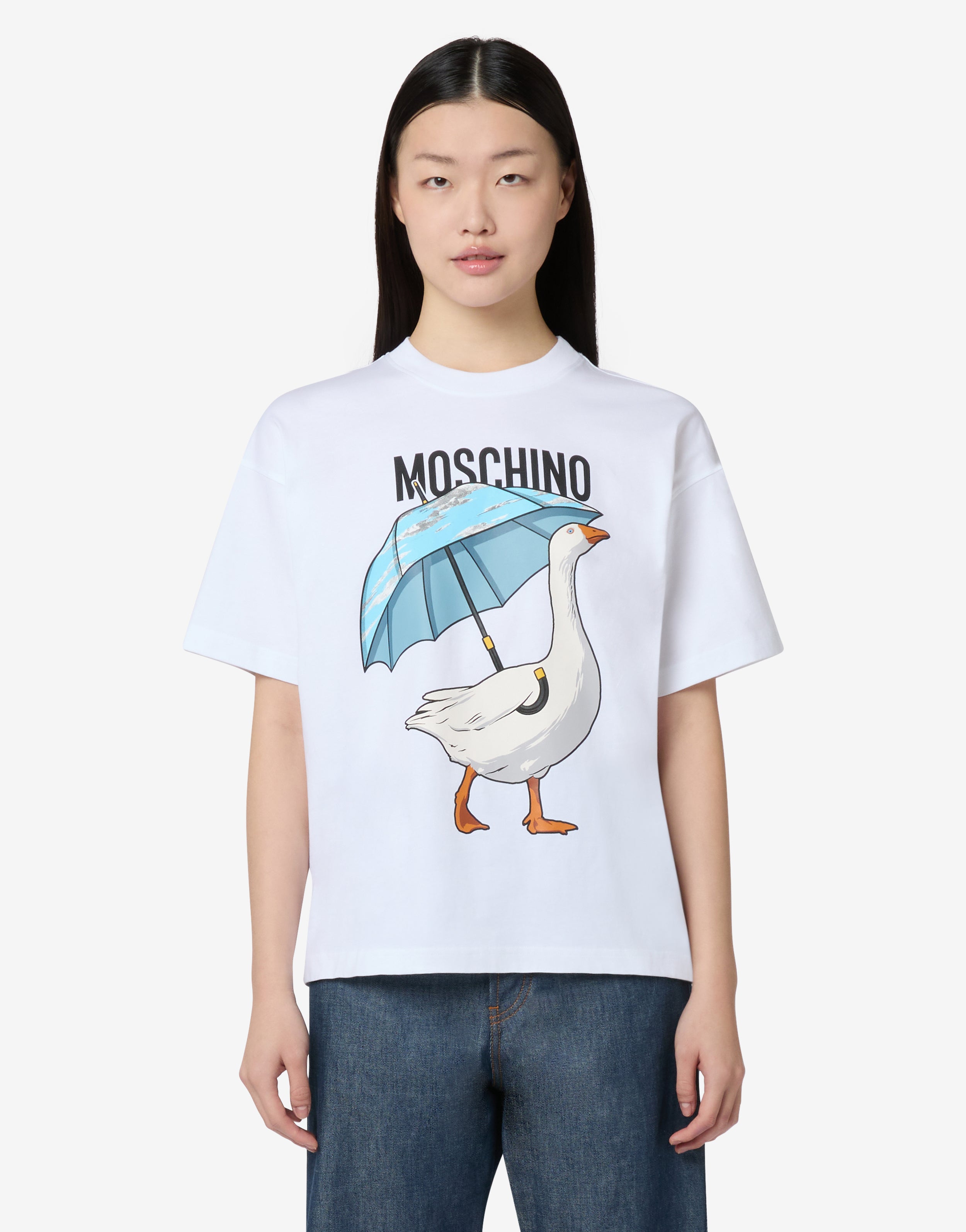Goose有机棉平纹针织T恤