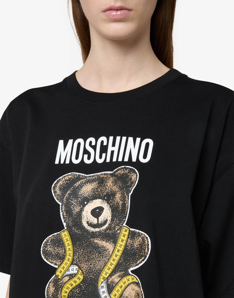 Moschino Teddy Bear 有机棉平纹针织T恤 黑色 Moschino 2