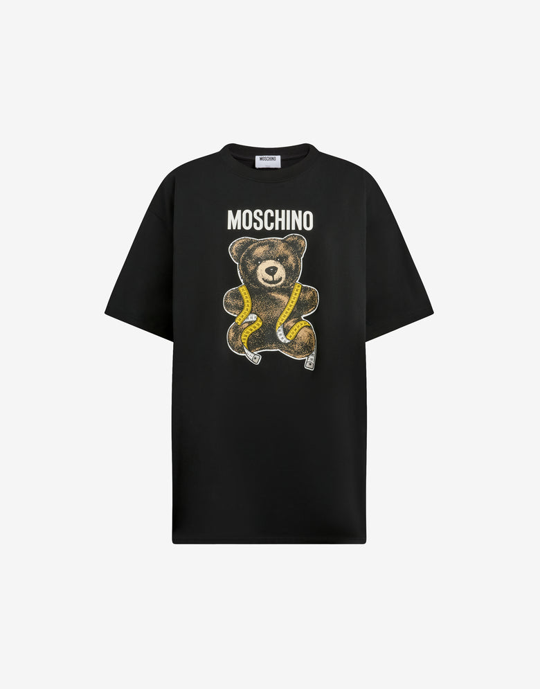 Moschino Teddy Bear 有机棉平纹针织T恤 黑色 Moschino 4