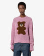 Moschino Teddy Bear Bouclé Wool-Blend Sweater