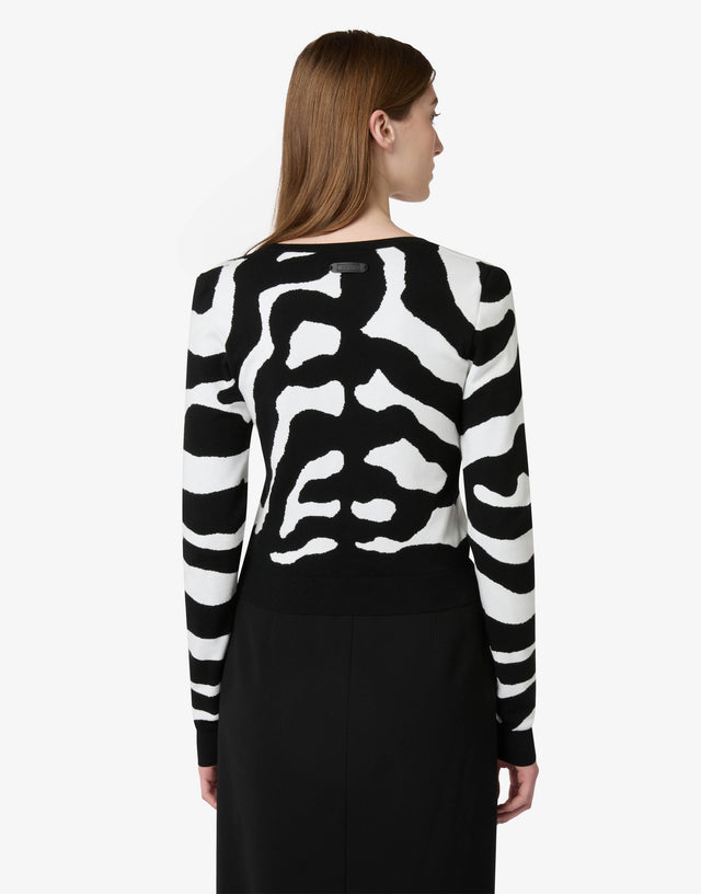 Inlaid sweater Black Moschino 1