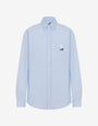 Camisa de popelín de algodón bordada
