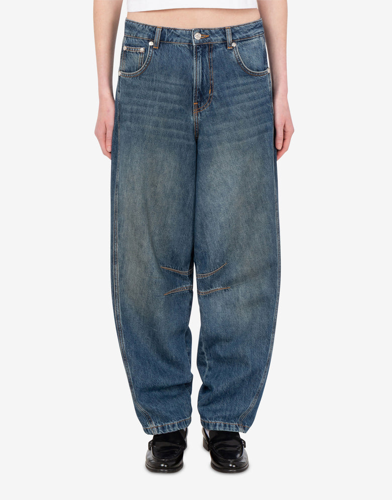 Denim pants Blue Denim Love Moschino 2