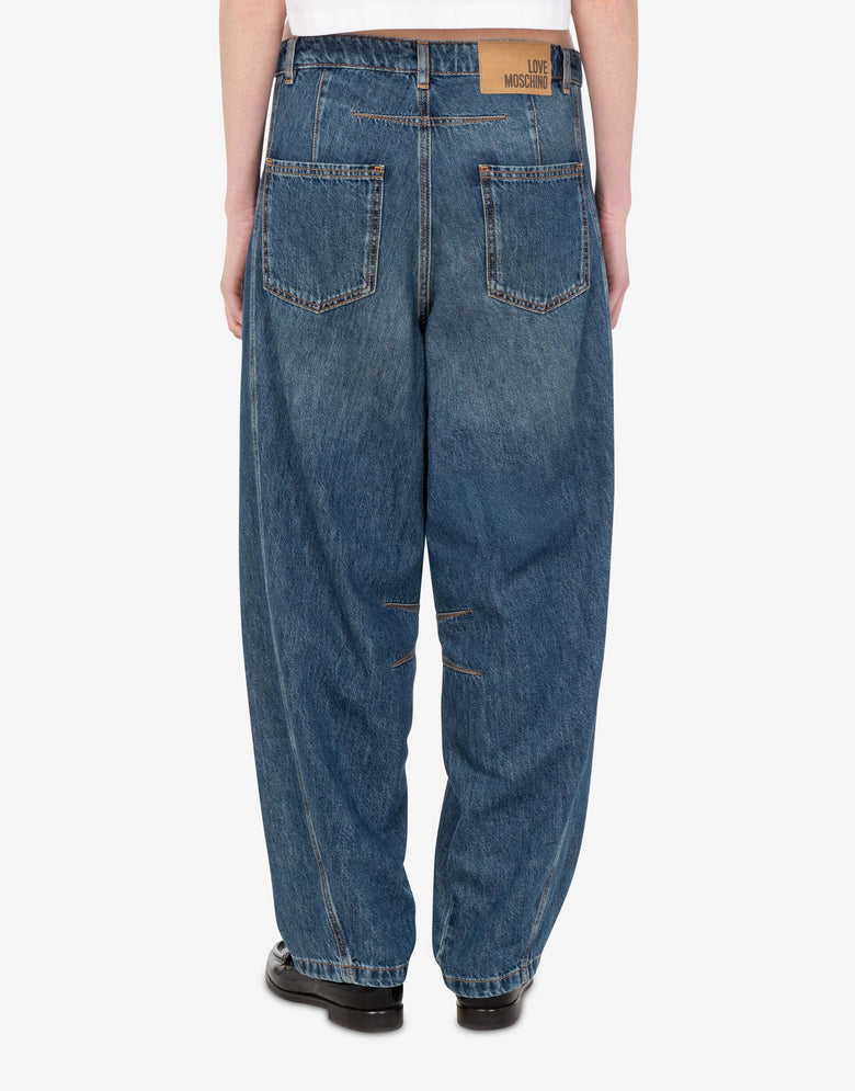 Denim pants Blue Denim Love Moschino 3