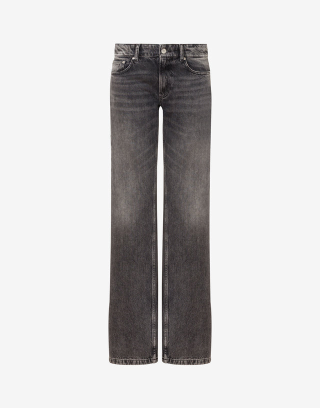 Denim Pants Grey Love Moschino 0